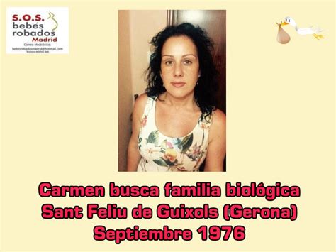 Carmen Busca Familia Biol Gica Gerona Sos Beb S Robados Madrid