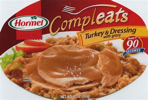 Hormel Compleats Turkey & Dressing with Gravy « Food In Real Life