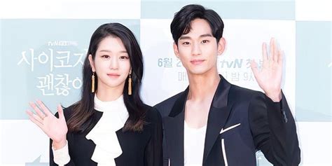 Foto Kim Soo Hyun Dan Seo Ye Ji Di Preskon Drama IT S OKAY TO NOT BE