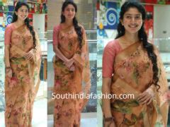 Sai Pallavi in a floral saree at Maari 2 press meet – South India Fashion