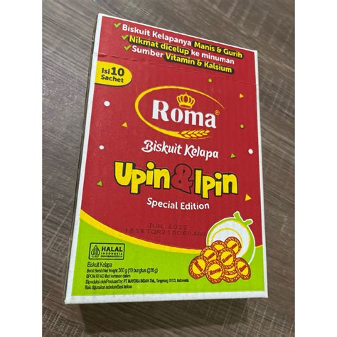 Jual Roma Kelapa Sachet 36gr Perenceng Isi 10 Bungkus Shopee Indonesia