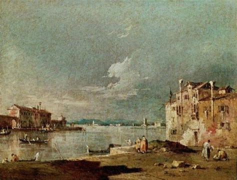 Laguna Vista Da Murano Francesco Guardi Painting Reproductions