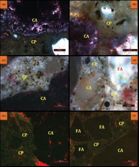 Photomicrographs Showing Aggregate And Paste Bonding In M A B