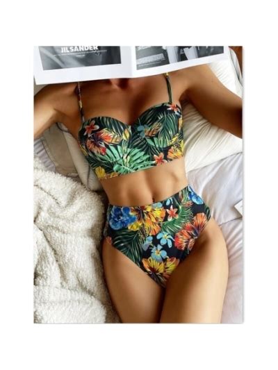 Canberra sucré Isolant floral push up bikini refuser La disposition