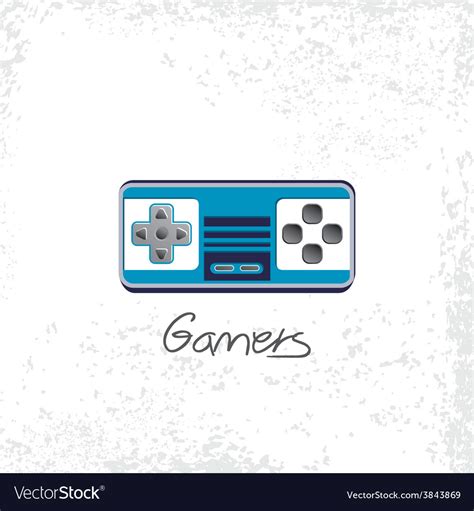 Video Game Console Theme Royalty Free Vector Image