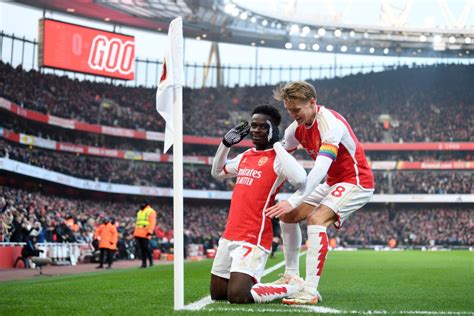 Saka Odegaard Help Arsenal Move 4 Points Clear Atop Soccer Laduma