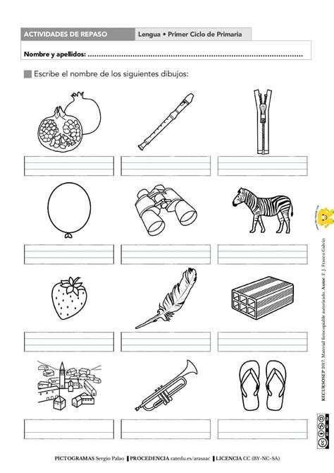 Actividades Para Primer Grado De Primaria Para Imprimir Images