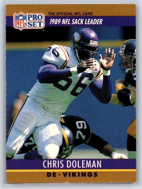 Nfl Pro Set Chris Doleman Minnesota Vikings Ebay