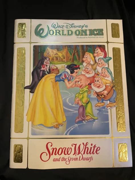 WALT DISNEYS WORLD On Ice Snow White And The Seven Dwarfs Souvenir