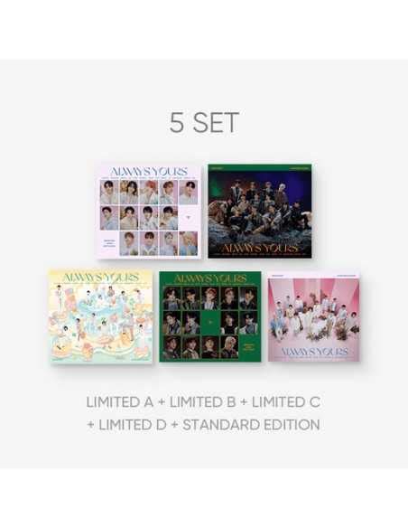 Japanese Edition SET SEVENTEEN JAPAN BEST Album ALWAYS YOURS 5 SET