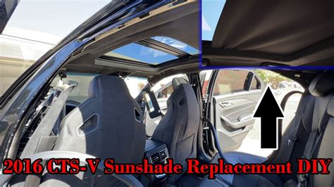 How To 2014 2019 Cadillac CTS CTS V Sunroof Shade Replacement YouTube