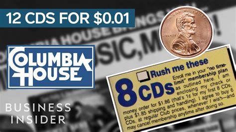 How Columbia House Sold 12 Cds For A Penny Youtube