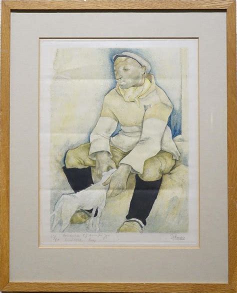 Sold Price Nico Eekman 1889 1973 Zittende Man Met Hond Gesigneerd R