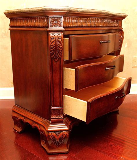 Three Drawer Nightstand Ebth