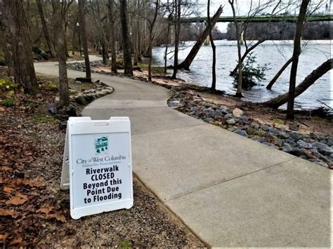 West Columbia Riverwalk Park Closed Due To Flooding WestMetroNews