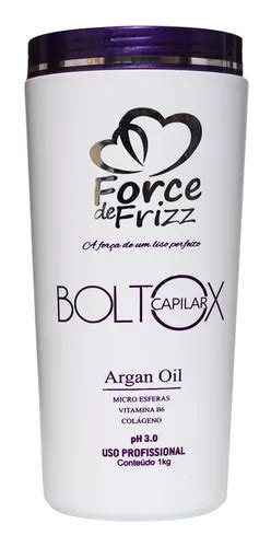 M Scara Boltox Capilar Argan Oil Force De Frizz Kg Mercadolivre