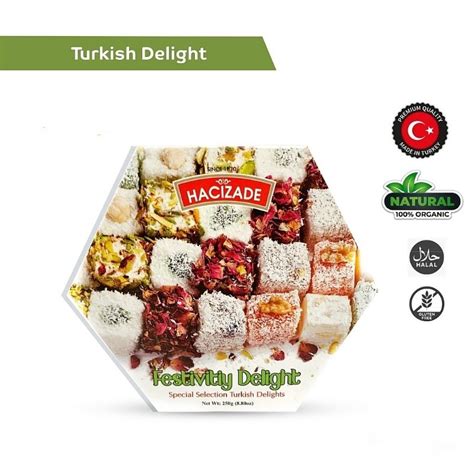 เตอรกชดไลท ขนมหวานชอดงจากตรก 250 กรม Turkish Delight