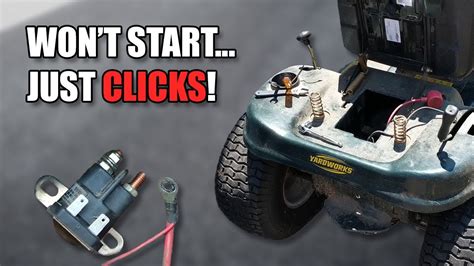 How To Jump A Starter Solenoid On Mower