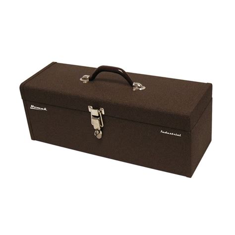 Homak Industrial 20-in Steel Lockable Tool Box (Brown) at Lowes.com