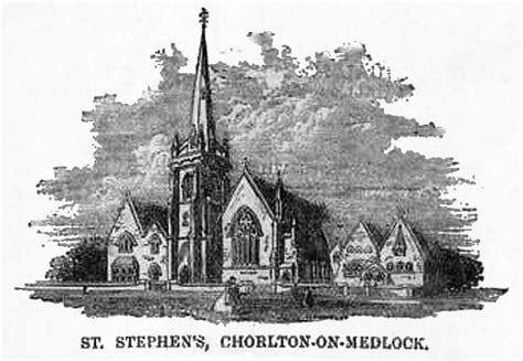 Genuki St Stephen Church Of England Chorlton On Medlock Lancashire