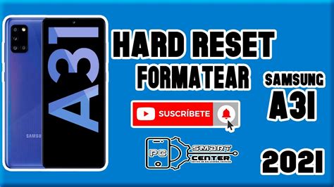 Hard Reset A Un Samsung Galaxy A Metodo Quitar Pin Patr N