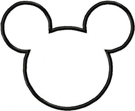 Mickey Mouse Head Outline – Cliparts.co – Mickey Mouse Head Template | DocTemplates