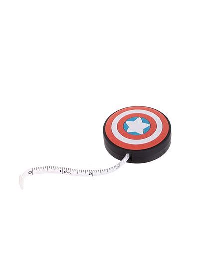 Marvel Bag Charm With Measuring Tape Captain America Miniso Bahrain