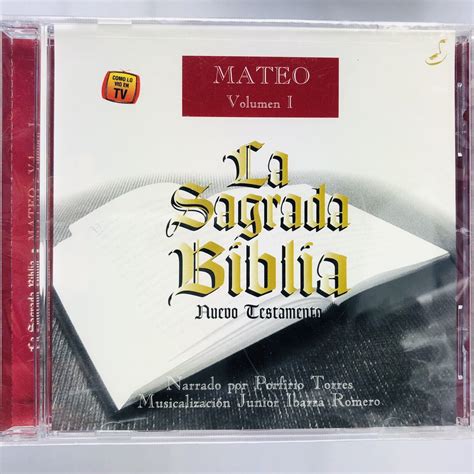 Cd La Sagrada Biblia Nuevo Testamento Mateo Volumen Narrado X