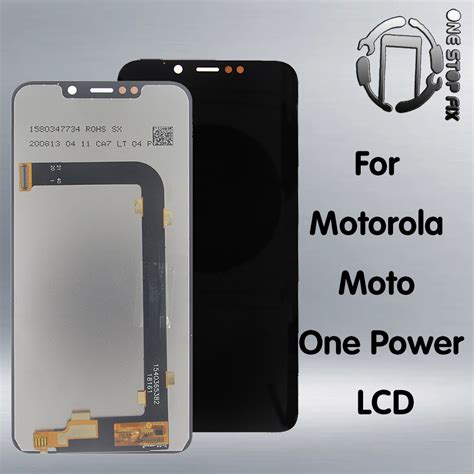 หนาจอสมผส LCD 6 2 นว สาหรบ Motorola Moto One Power XT1942 1