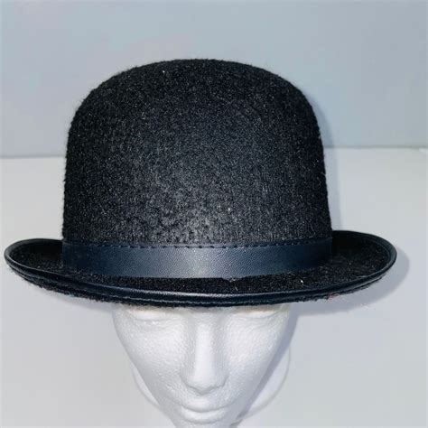 Black Felt Bowler Gangster Hat Costume Dance Theatre … Gem