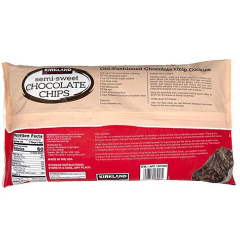 Chispas De Chocolate Kirkland Signature 2 04 Kg ComViene