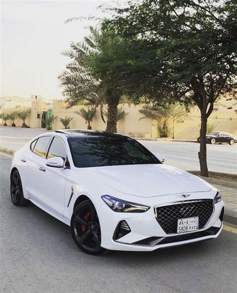 Genesis G70 | White suv, Acura cars, Black wheels