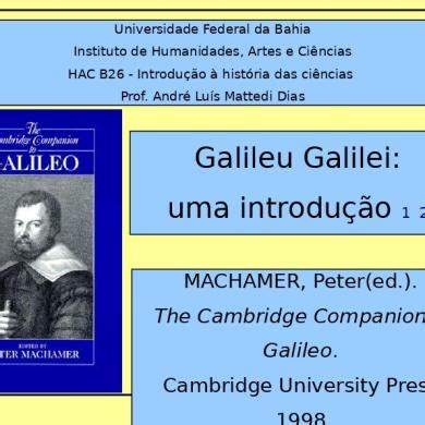 Galilei Galileu ciência E Fé pdf d4pq9e28gvnp