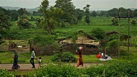 Village Natural Life Style In India Uttar Pradesh Rural Life India