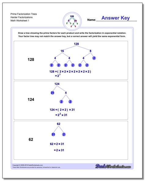 Worksheet On Factorization Printable Word Searches