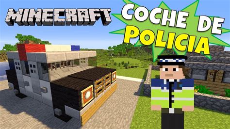 Minecraft Como Hacer Un Coche De Policia Police Car YouTube