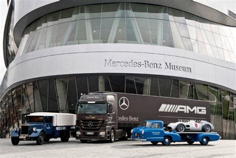 75 Years Of Racing Car Carriers For Mercedes Benz Silver Arrows