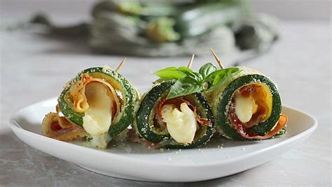 Involtini Di Zucchine Al Forno Con Prosciutto E Mozzarella Dissapore