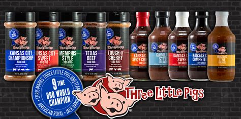 About | Three Little Pigs BBQ Rubs & Sauces