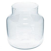 Floristik Ch Glasvase Rund Blumenvase Gro Recyceltes Glas H Cm