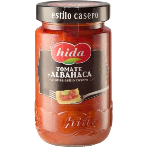 Comprar Salsa De Tomate Y Albahaca Frasco G Hida Supermercado