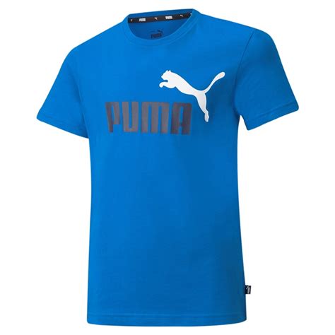 Puma Junior Essentials Col Logo Tee Future Blue