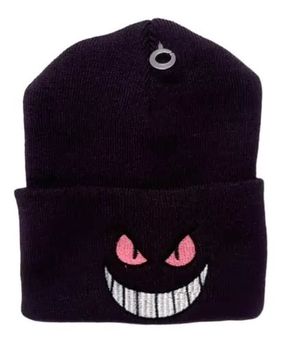 Gorro Bonete Gengar Morado Obscuro Anime Pok Mon Unisex En Venta En