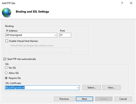 Setup And Secure FTP Server In IIS SSLTrust