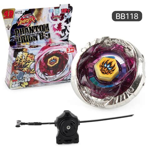 Beyblade Fusion Fury 4D Masters BB 118 PHANTOM ORION B D Metal Spinning