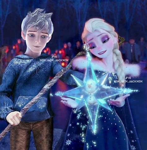 Jelsa Elsa And Jack Frost Frozen 2 Rotg Edit By Xox Jack Jackxox