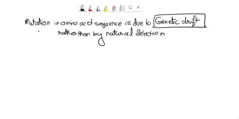 SOLVED: *Are the differences in cytochrome c amino acid sequences due ...