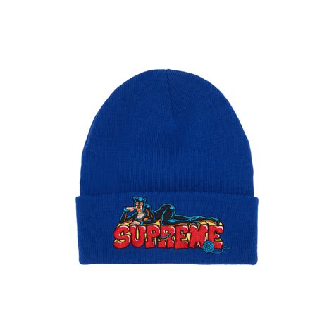 Buy Supreme Catwoman Beanie Royal Fw Bn Royal Goat