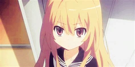 taiga aisaka toradora gif | WiffleGif