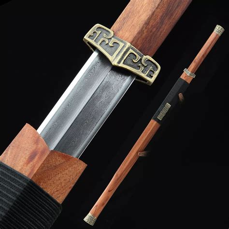 Chinese Straight Sword High Performance 1000 Layer Folded Steel